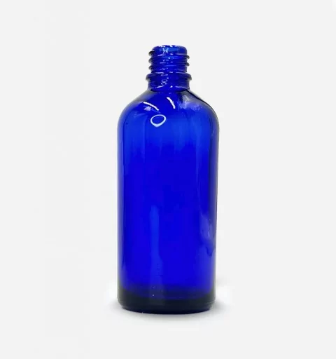 Goutte verre bleu DIN18 100ml