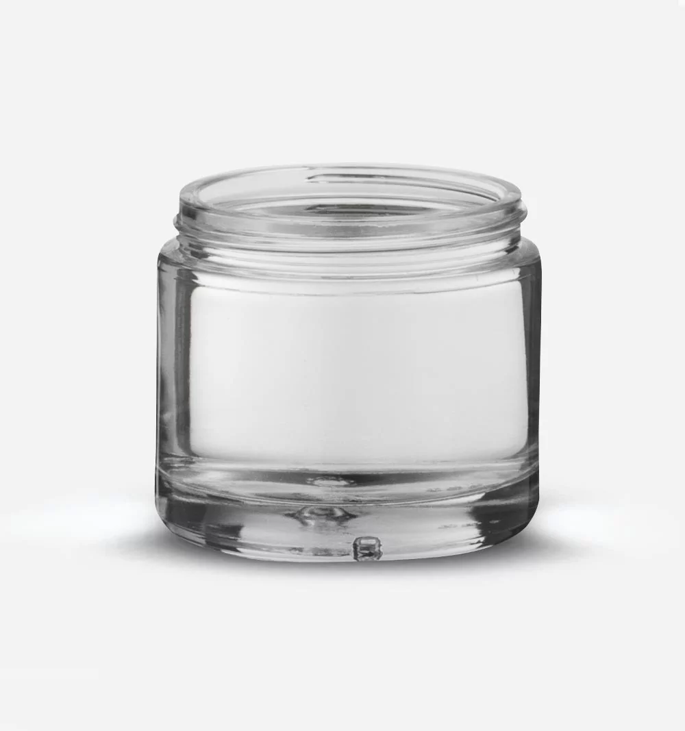 Pot Cléopatre verre transparent 125ml